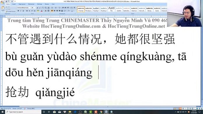 Giáo trình luyện dịch tiếng Trung bài 5